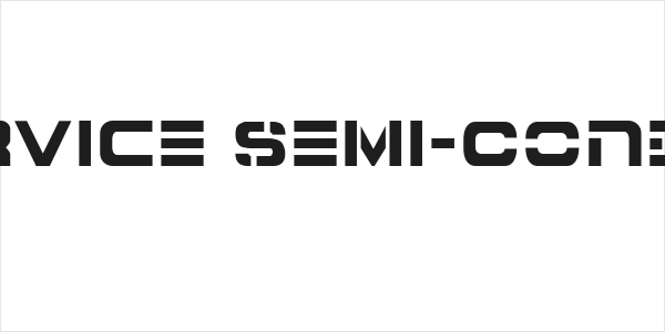 7th Service Semi-Condensed Logo