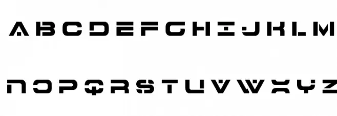 7th Service Title Fonte MAIÚSCULAS