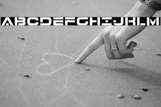 7th Service Font examples