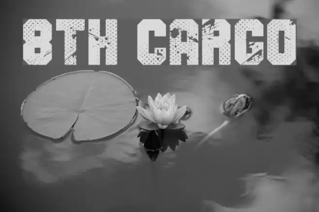 8th Cargo Font examples