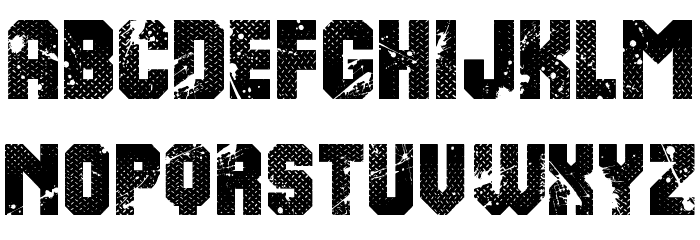 8th Cargo Font LOWERCASE
