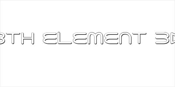 8th Element 3D Logo
