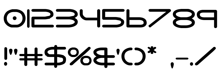 8th Element Bold Font OTHER CHARS