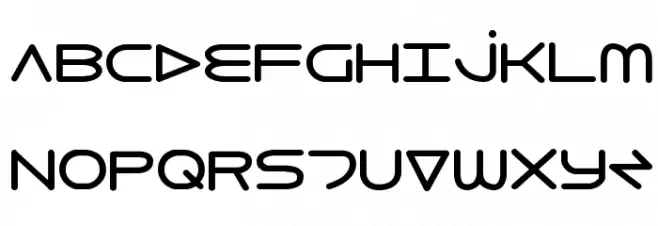 8th Element Bold Fonte MAIÚSCULAS
