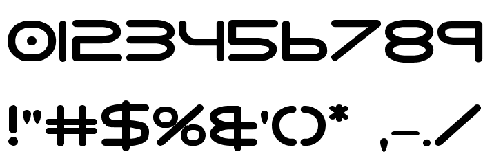 8th Element ExtraBold Font OTHER CHARS