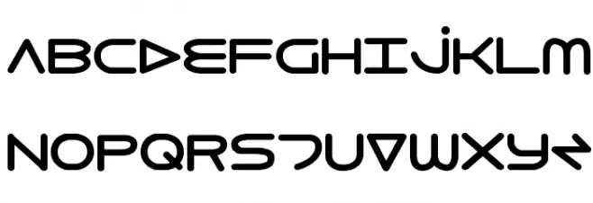 8th Element ExtraBold Fonte MAIÚSCULAS