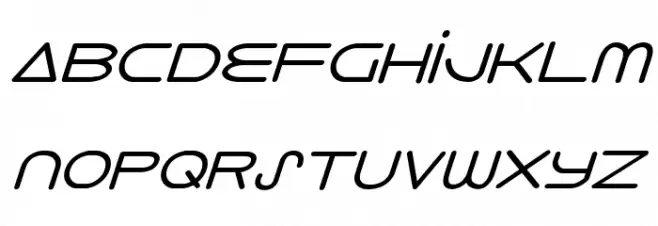 8th Element Italic Fuentes MINÚSCULAS