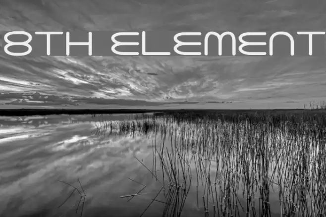 8th Element Font examples