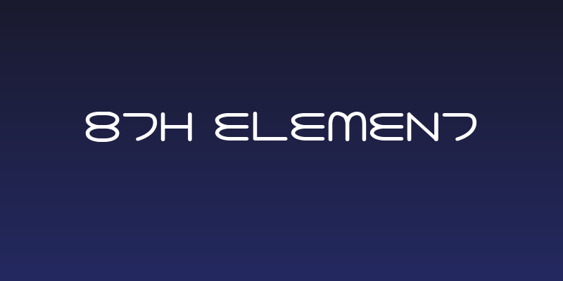 8th Element Social Header