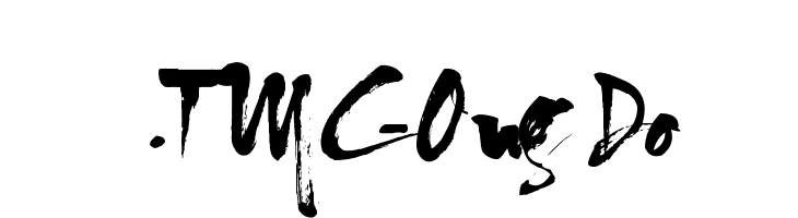 .TMC-Ong Do Font