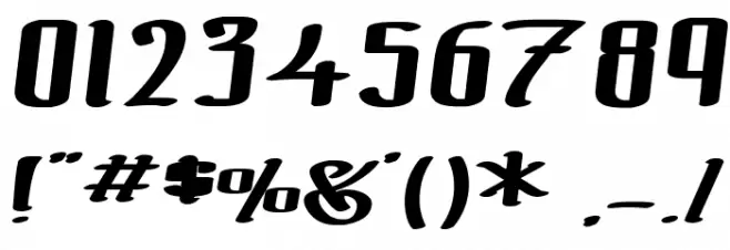 !The Black Bloc Bold Italic Font OTHER CHARS