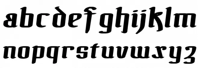 !The Black Bloc Bold Italic Fuentes MINÚSCULAS