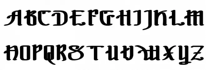 !The Black Bloc Bold Font Litere mari