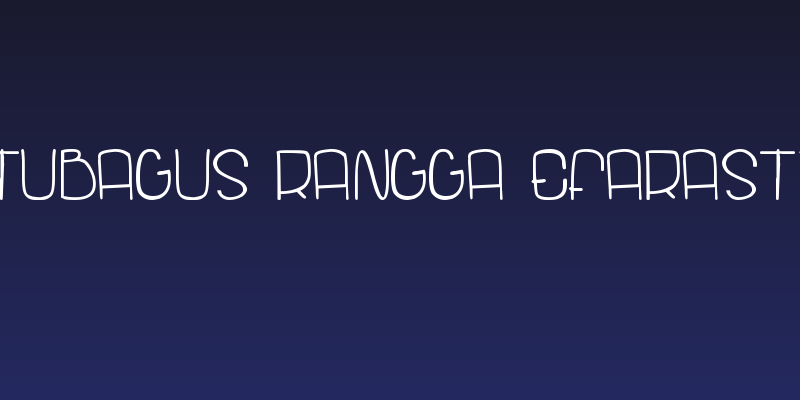 {Tubagus Rangga Efarasti} Social Header