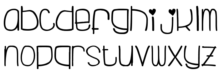 {Tubagus Rangga Efarasti} Font LOWERCASE