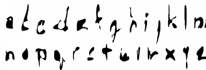 !the troubles 字体 小写