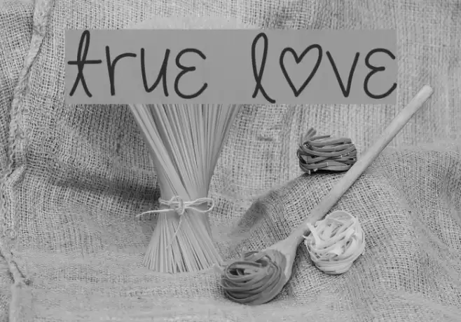 [true love] Font examples