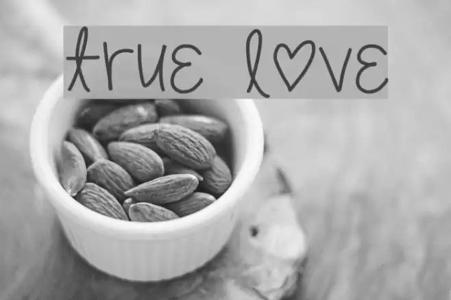 [true love] Font examples