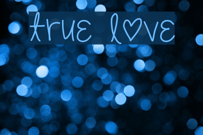 [true love] Example 3