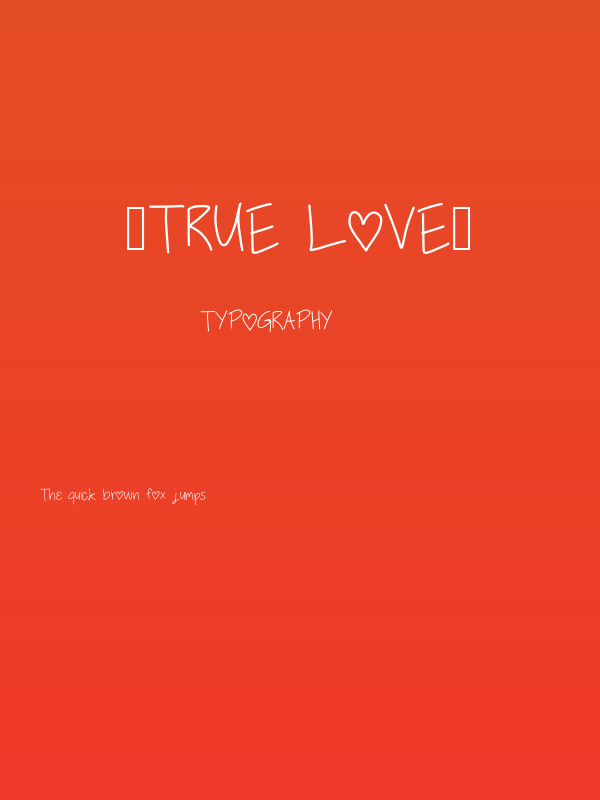 [true love] Poster