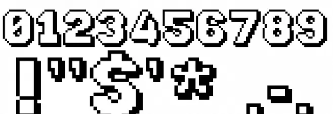 1UP! Regular Fonte OUTROS PERSONAGENS