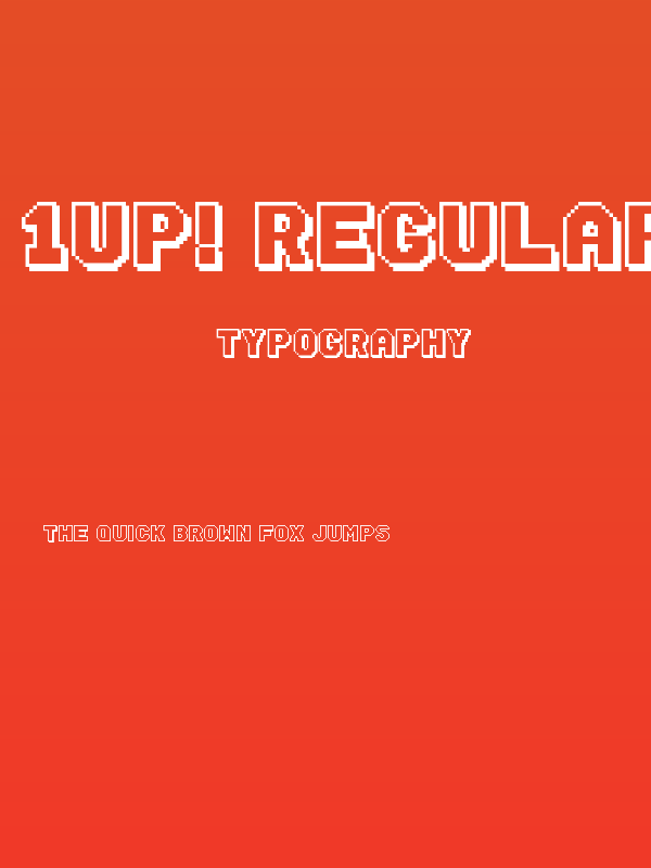 1UP! Regular Poster