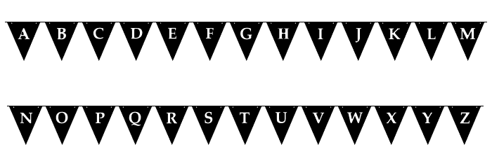 [Viva La Fiesta] フォント 大文字
