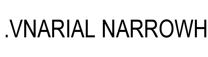 .VnArial NarrowH Fonte