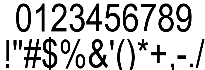 .VnArial NarrowH Font OTHER CHARS