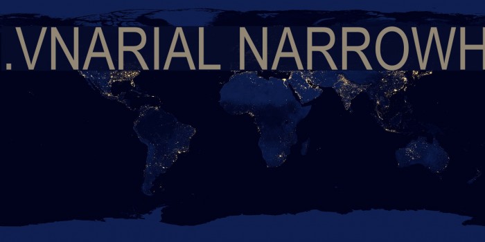 .VnArial NarrowH Font examples