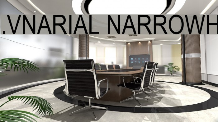 .VnArial NarrowH Font examples