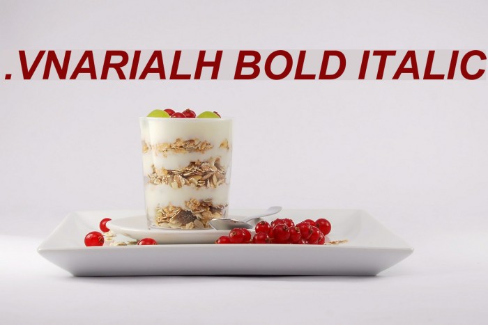 .VnArialH Bold Italic Font examples