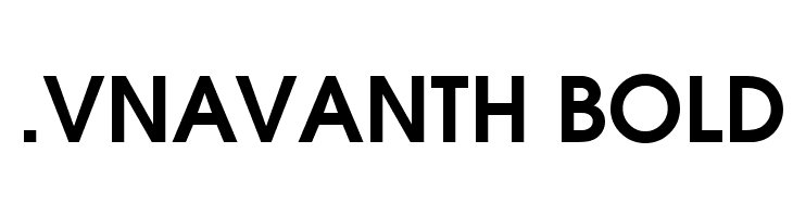 .VnAvantH Bold لخطوط تنزيل