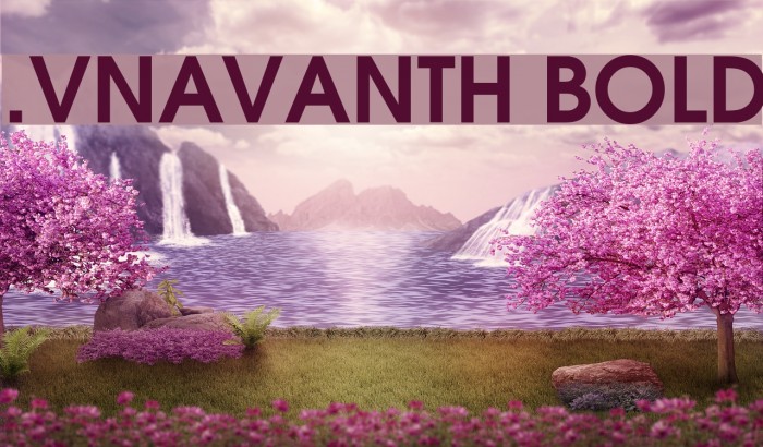 .VnAvantH Bold Font examples
