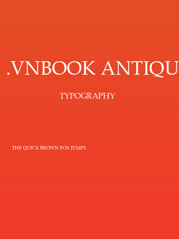.VnBook AntiquaH Poster