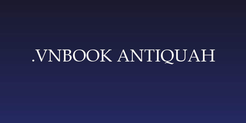 .VnBook AntiquaH Social Header