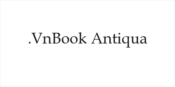 .VnBook Antiqua Logo