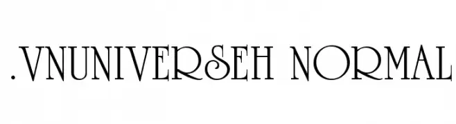 .VnUniverseH Normal  Fuentes Gratis Descargar