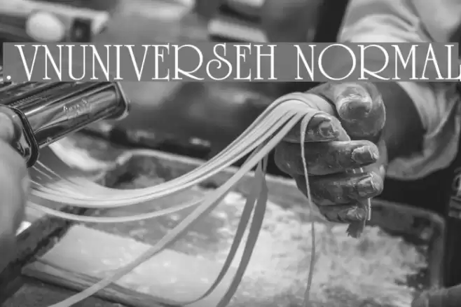 .VnUniverseH Normal Font examples