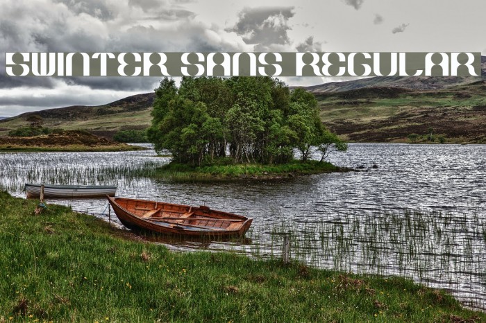 5Winter Sans Regular Example 2