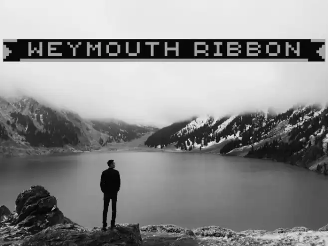 {Weymouth Ribbon} Font examples