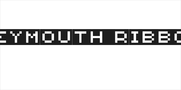 {Weymouth Ribbon} Logo