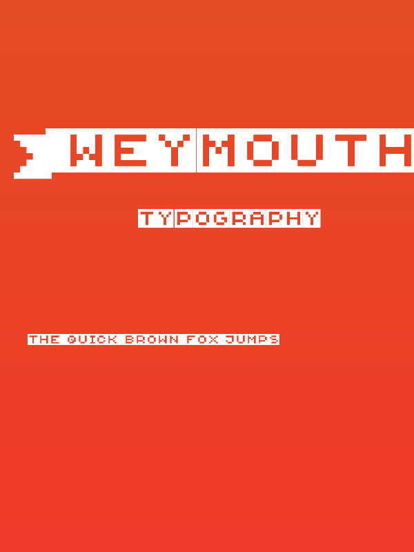 {Weymouth Ribbon} Poster