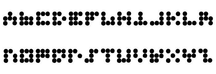 3X3 Font LOWERCASE