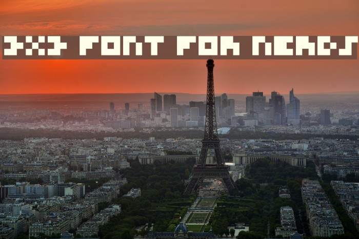 3x3 Font for Nerds फ़ॉन्ट examples