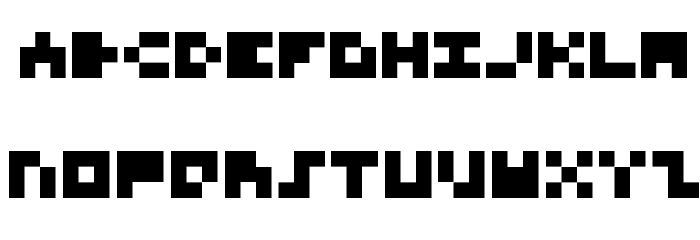 3x3 Font for Nerds फ़ॉन्ट लोअरकेस