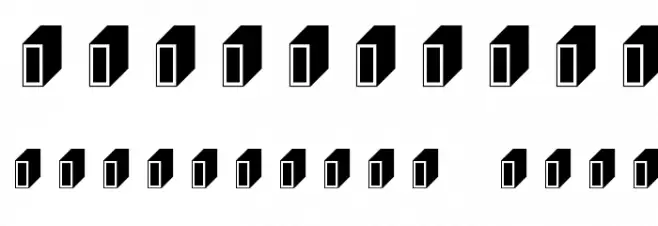 3x3-block Font OTHER CHARS