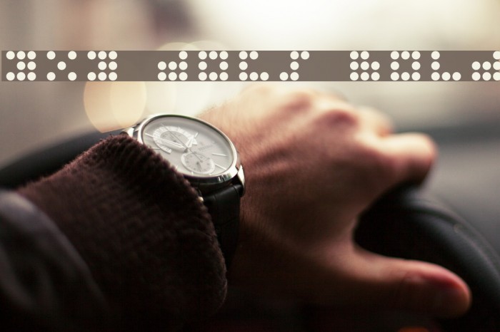 3x3 dots Bold Font examples