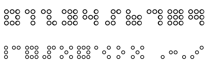 3x3 dots Outline Fonte OUTROS PERSONAGENS
