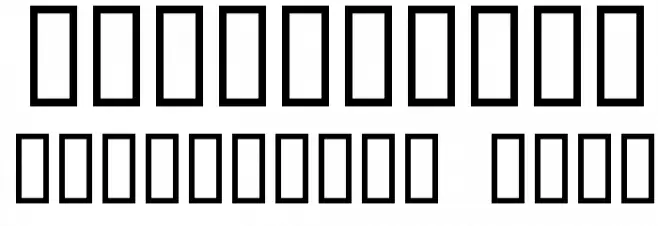 3x3-flat Font OTHER CHARS